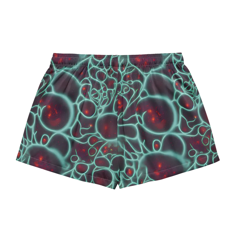 Kerstens Circuit on Women's Pajama Shorts — Back