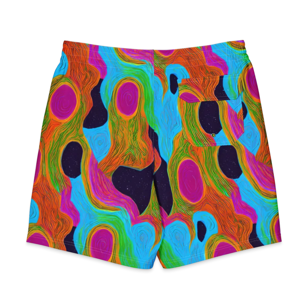Galactic Harmony on Men's Board Shorts — Back