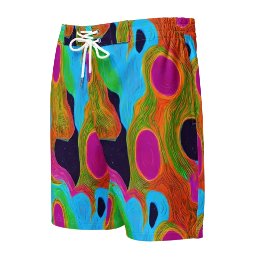 Galactic Harmony on a Men's Board Shorts