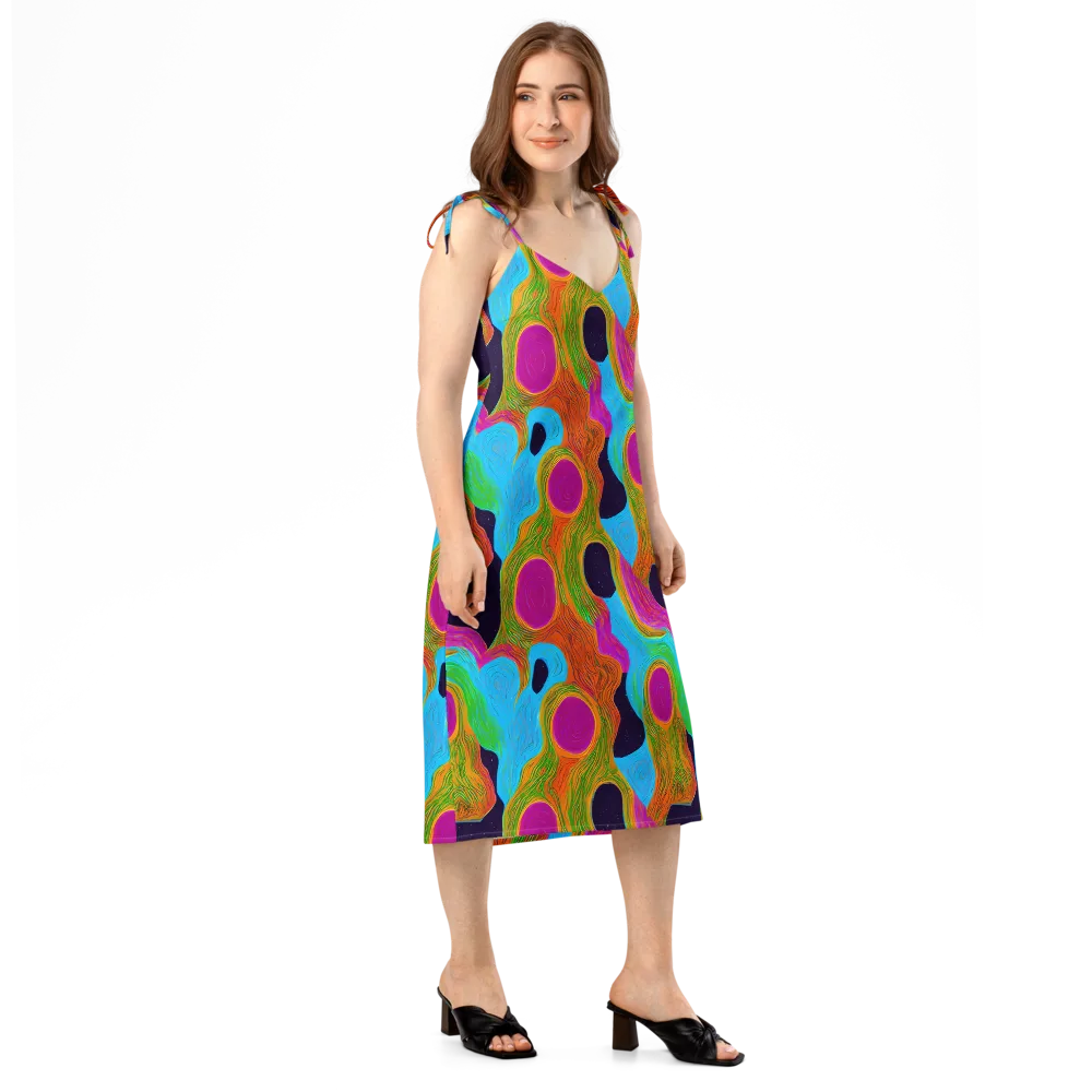 Galactic Harmony on Slip Dress — Right Front