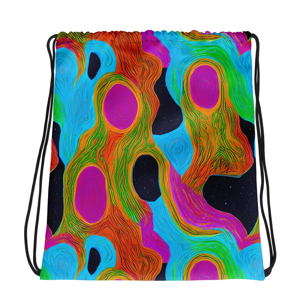 Galactic Harmony on Drawstring Bag — Photo
