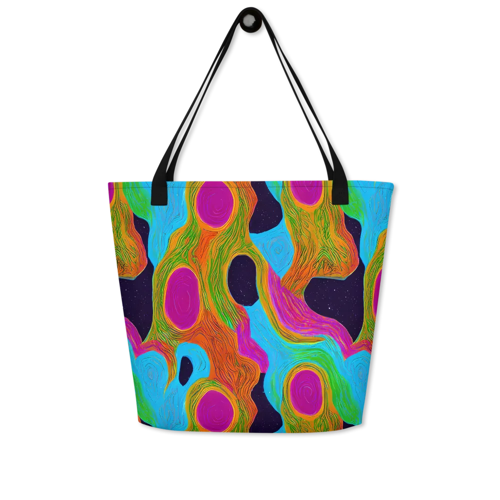 Galactic Harmony on Large Tote Bag W/ Pocket — Front