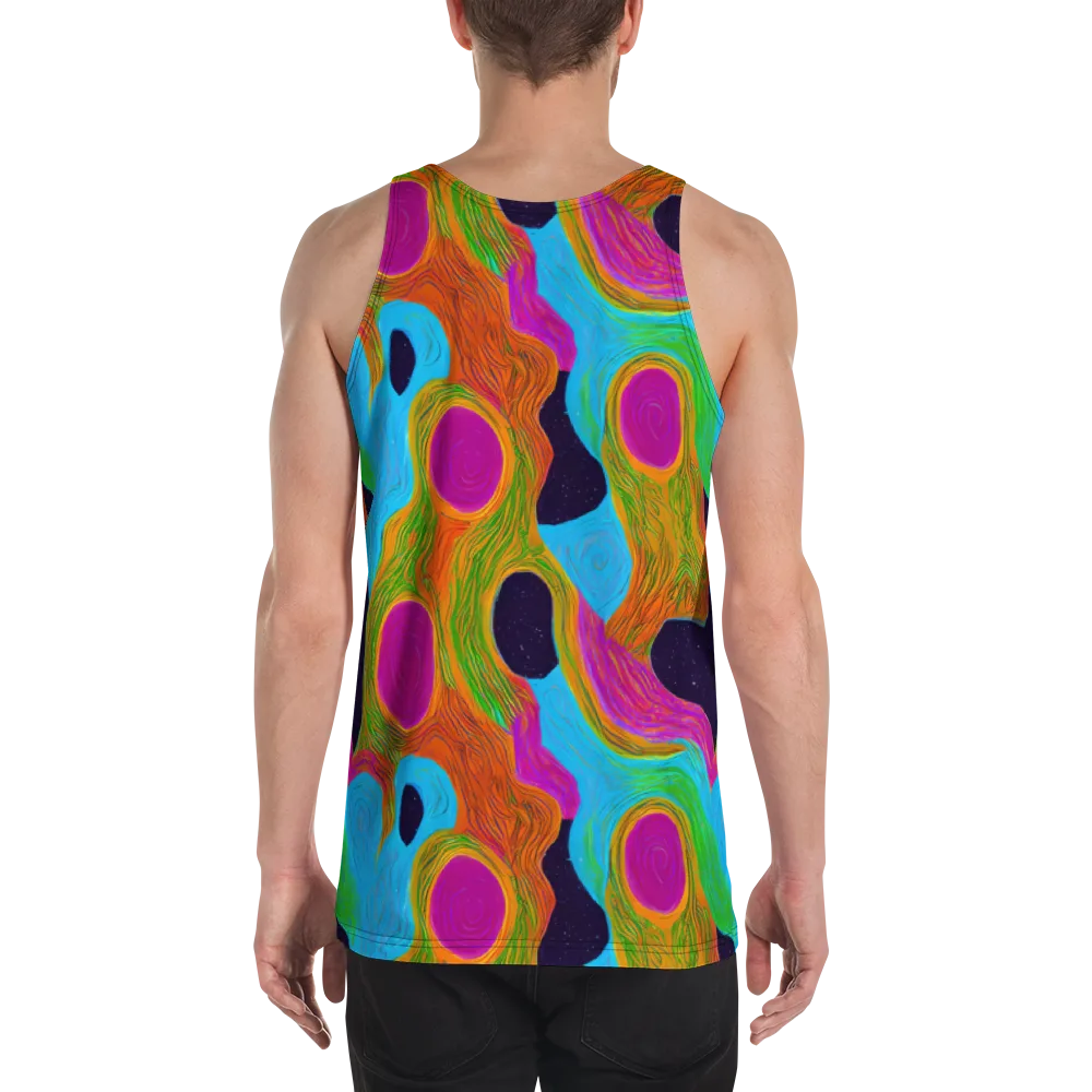 Galactic Harmony on Men's Tank Top — Back