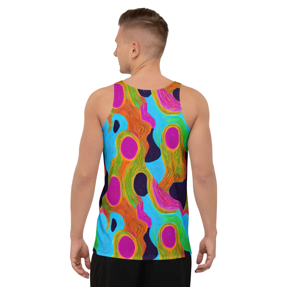 Galactic Harmony on Men's Tank Top — Back