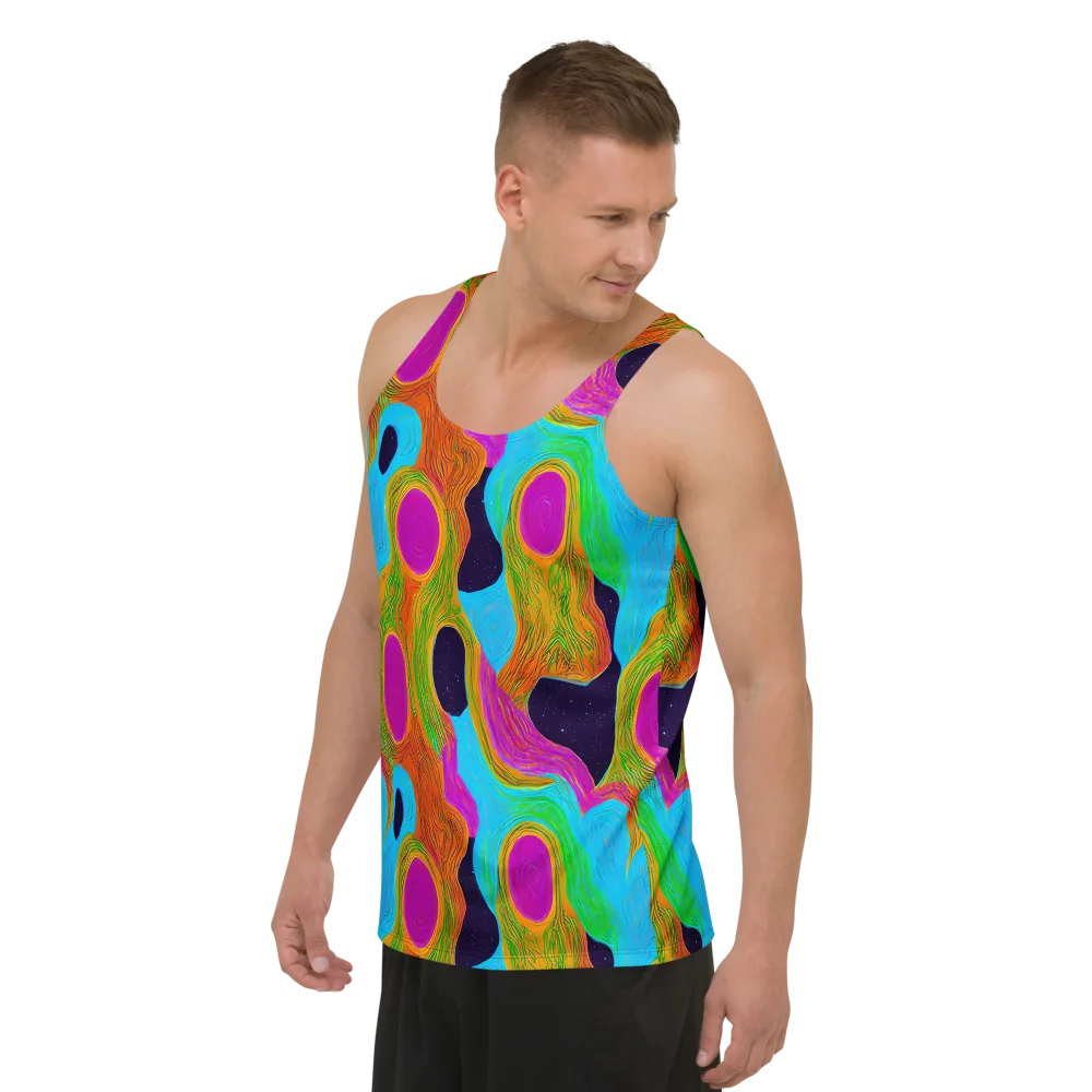 Galactic Harmony on Men's Tank Top — Left Front