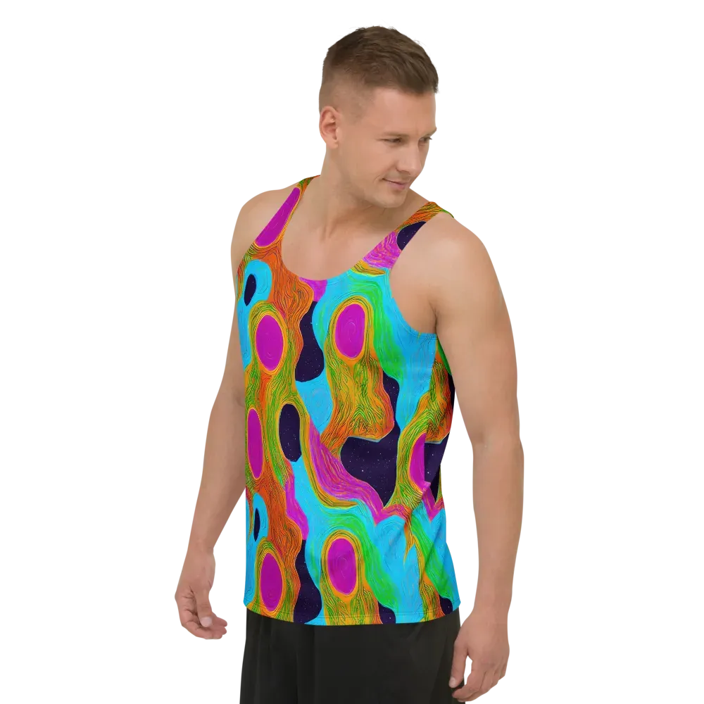 Galactic Harmony on Men's Tank Top — Left Front