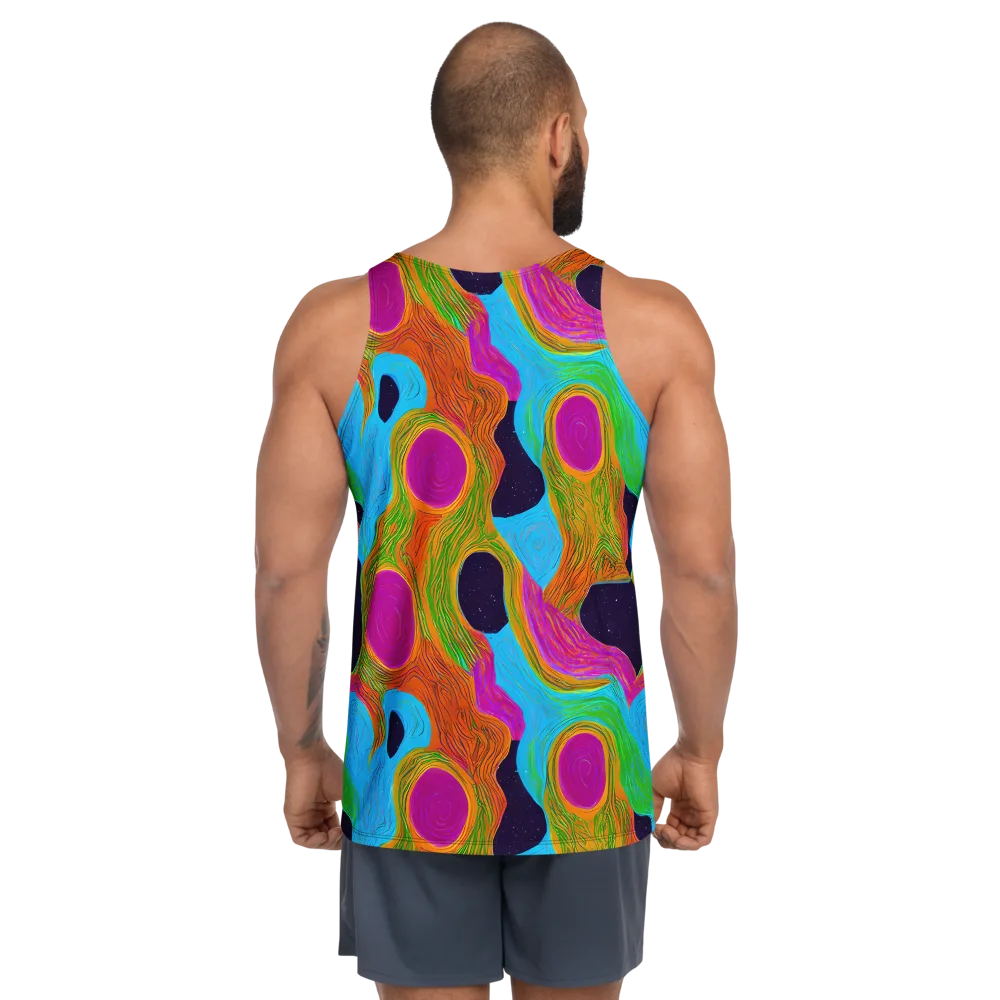 Galactic Harmony on Men's Tank Top — Back