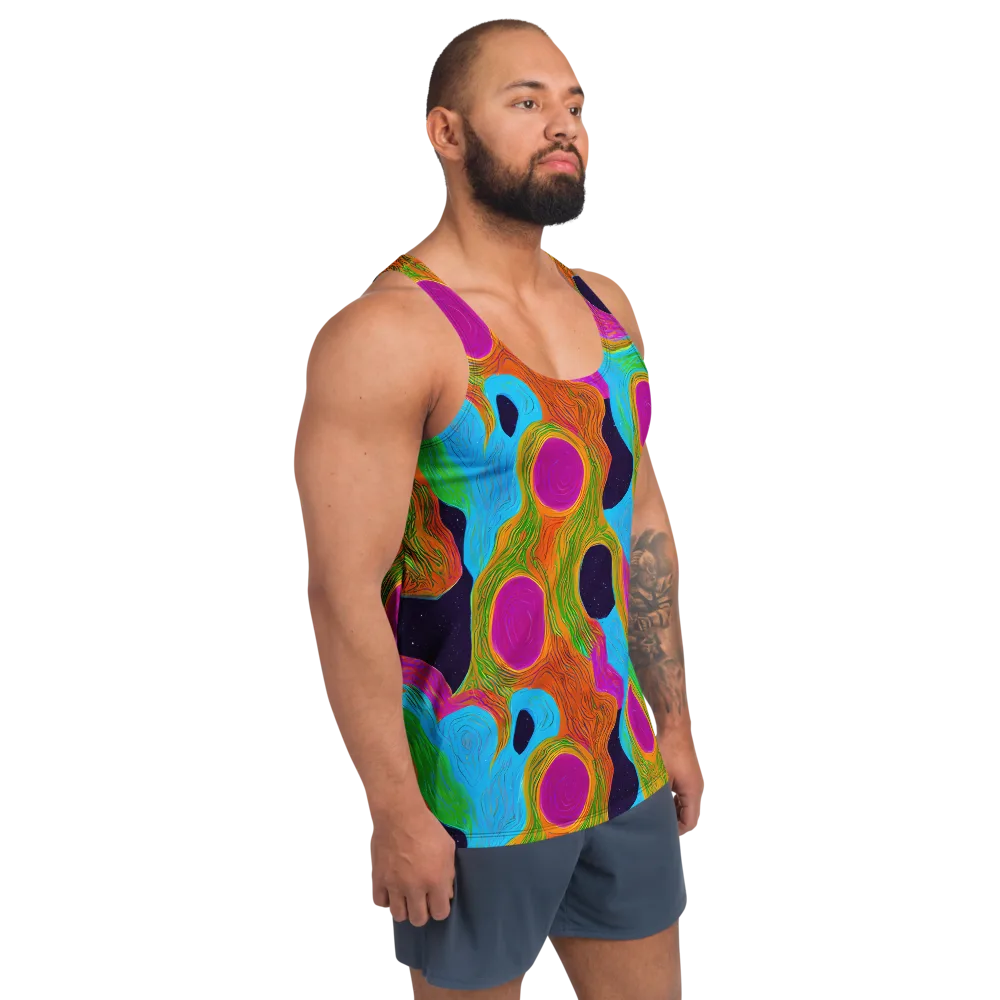 Galactic Harmony on Men's Tank Top — Right Front