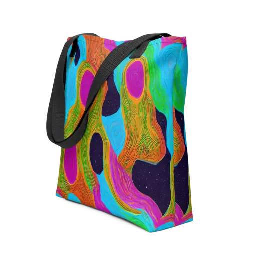 Galactic Harmony on a Tote Bag