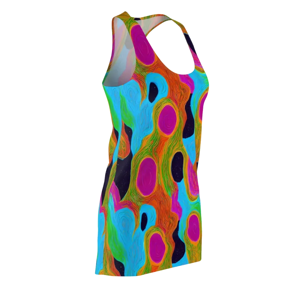 Galactic Harmony on Racerback Dress — Front Side