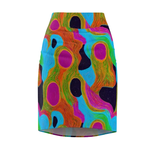 Galactic Harmony on a Pencil Skirt
