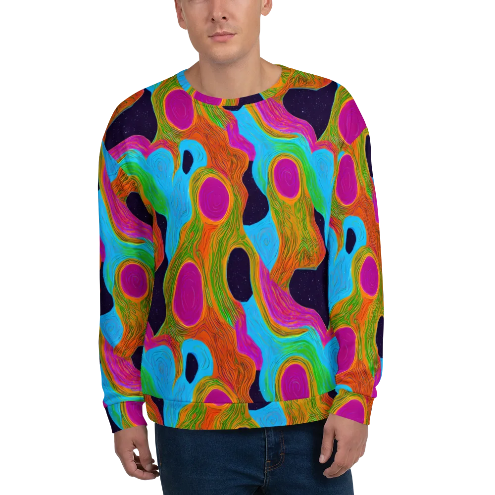 Galactic Harmony on Sweatshirt — Front