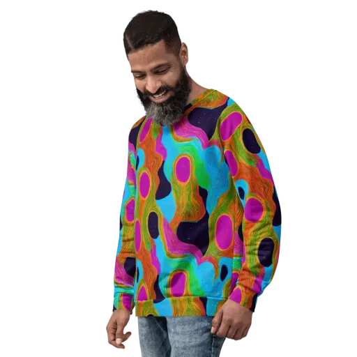 Galactic Harmony on a Sweatshirt