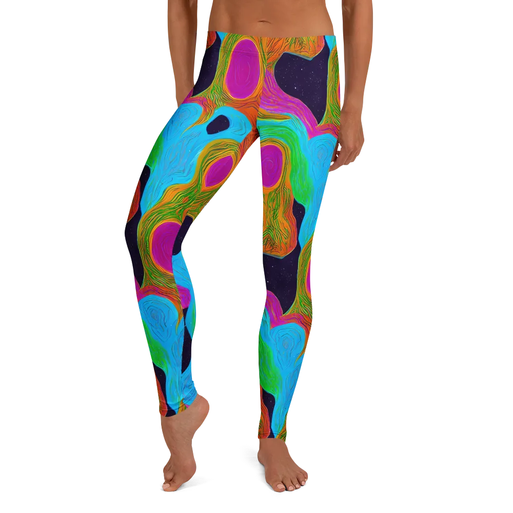 Galactic Harmony on Leggings — Front
