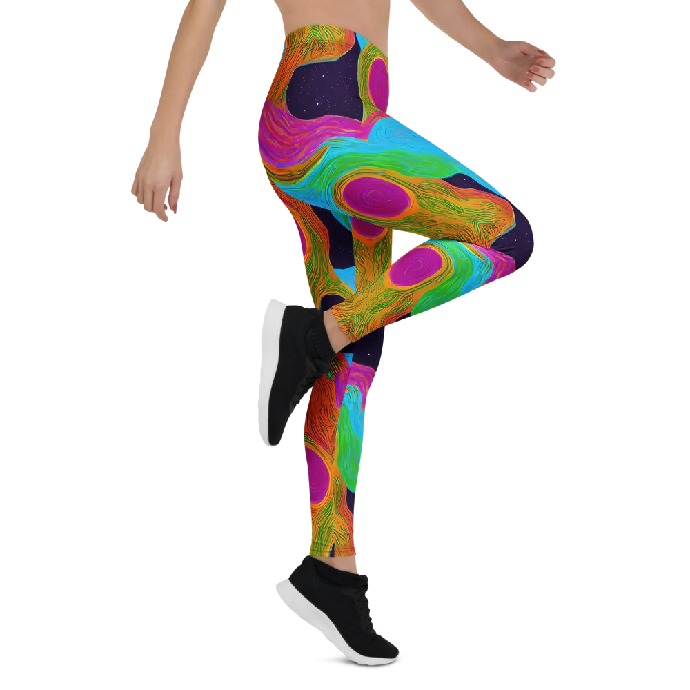 Galactic Harmony on Leggings — Right