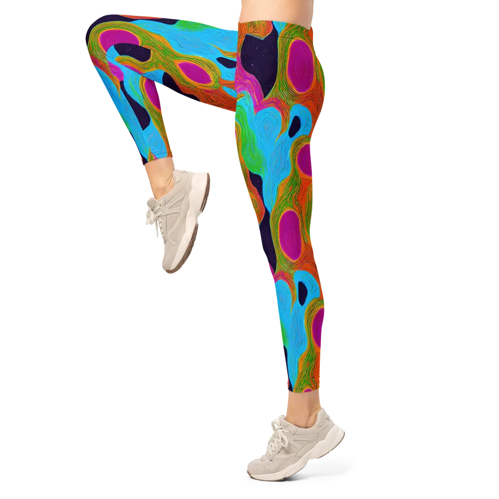 Galactic Harmony on Leggings — Left