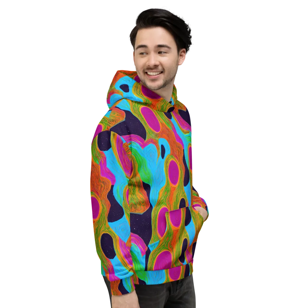 Galactic Harmony on Hoodie — Right