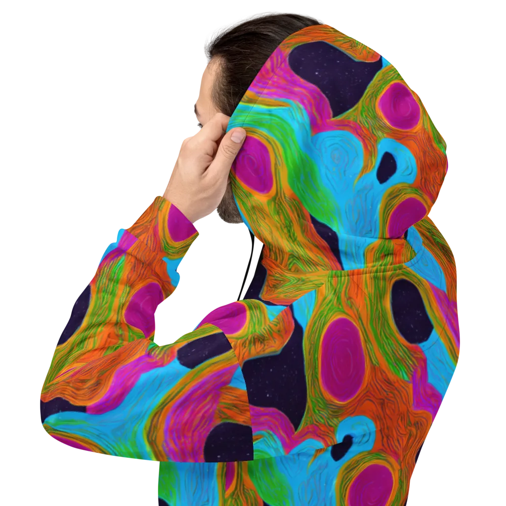 Galactic Harmony on Hoodie — Back