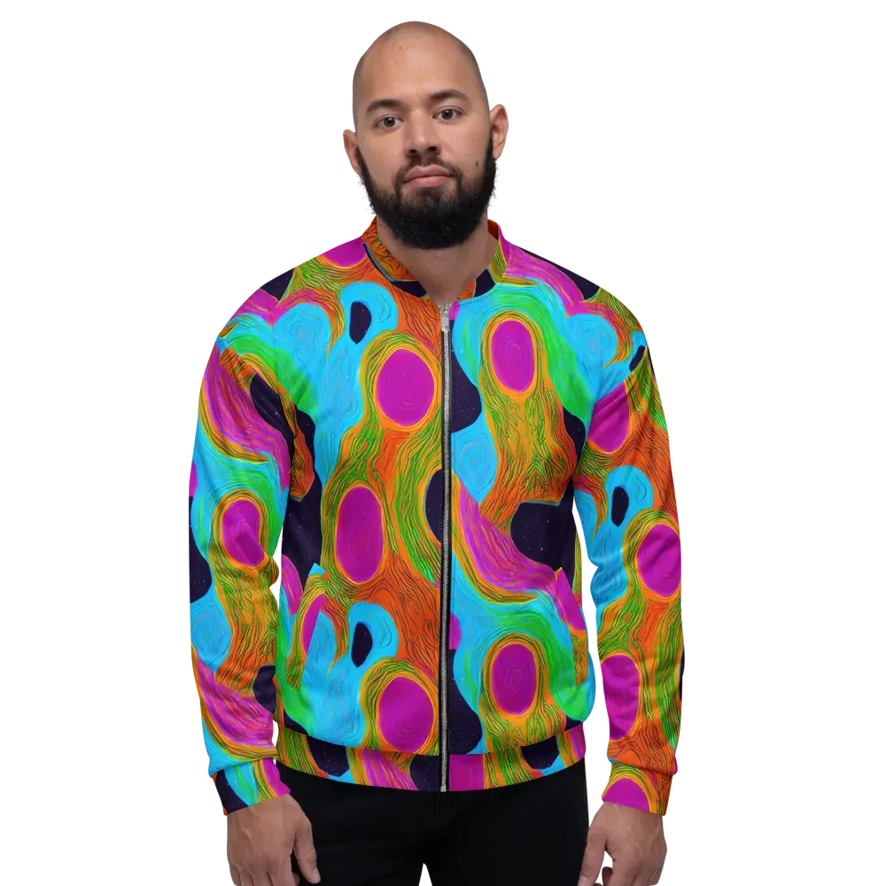 Galactic Harmony on Bomber Jacket — Front