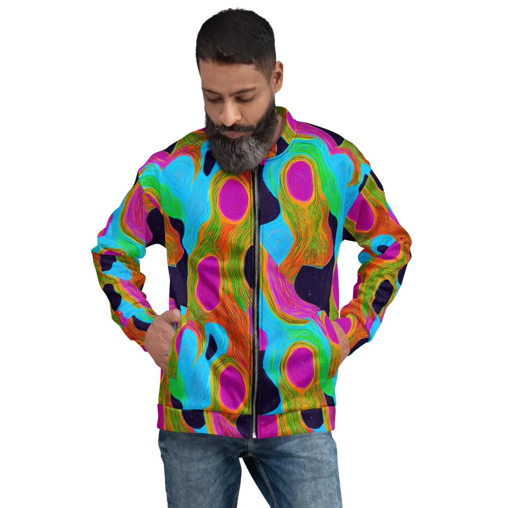 Galactic Harmony on Bomber Jacket — Front