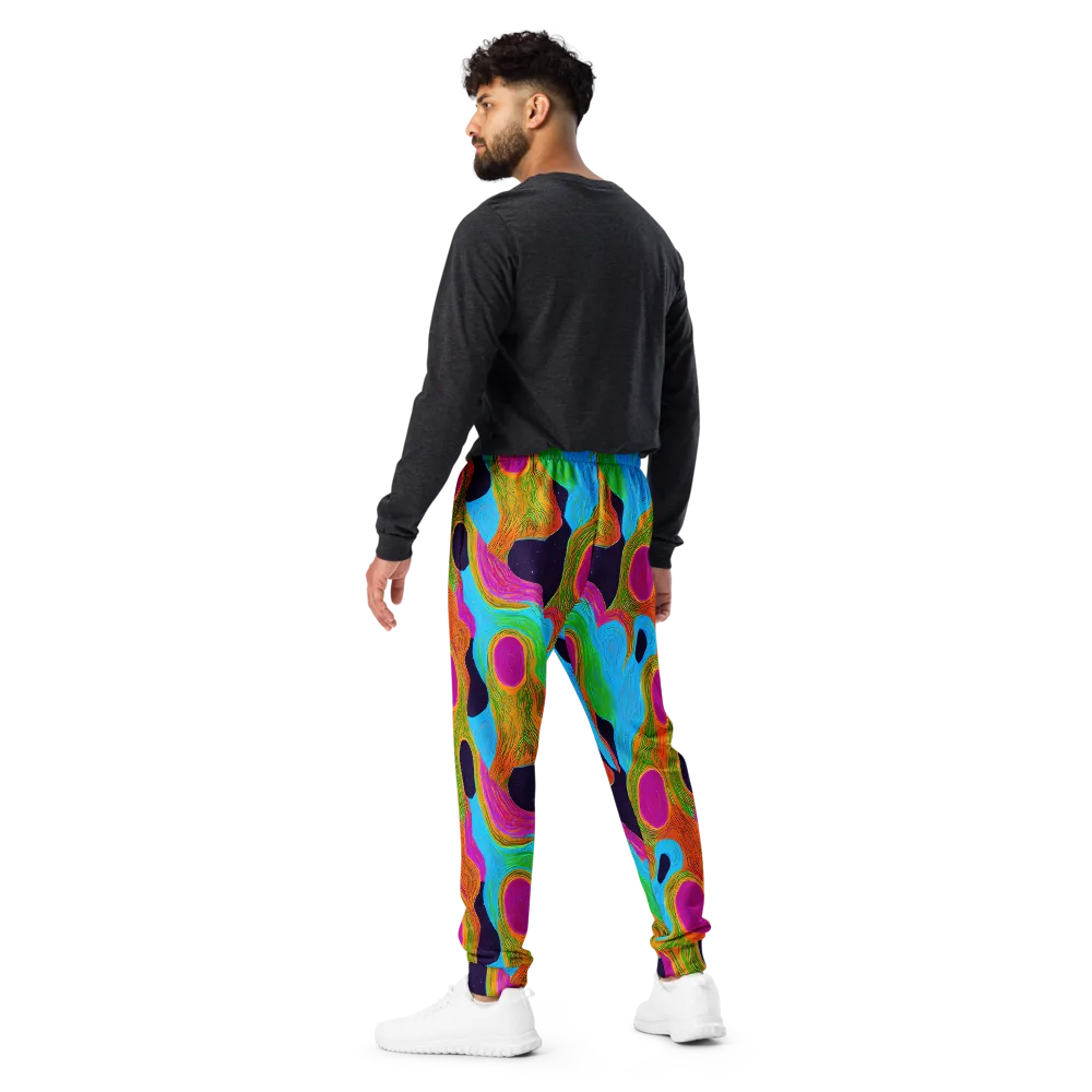 Galactic Harmony on Men's Joggers — Back