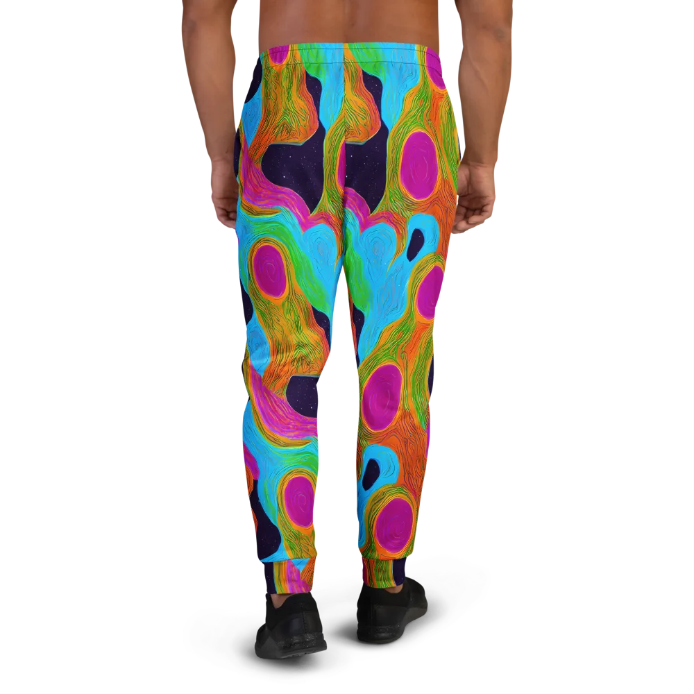 Galactic Harmony on Men's Joggers — Back