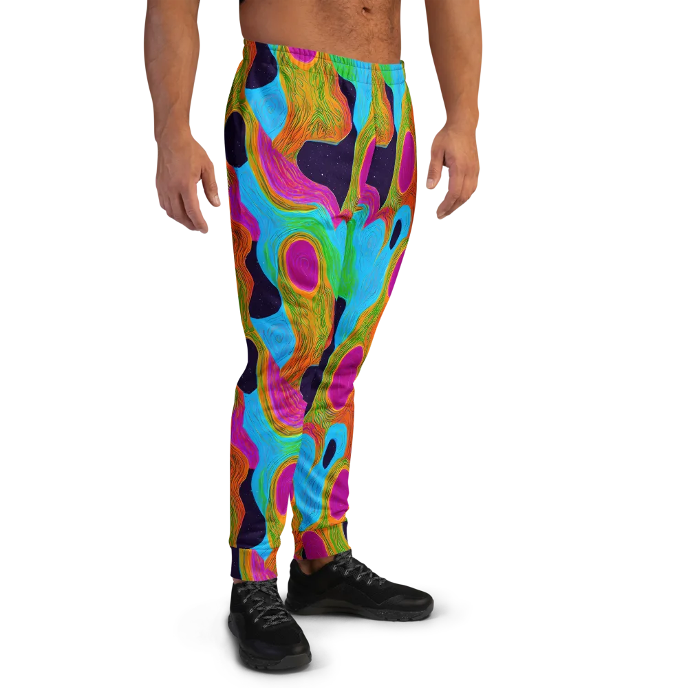 Galactic Harmony on Men's Joggers — Right