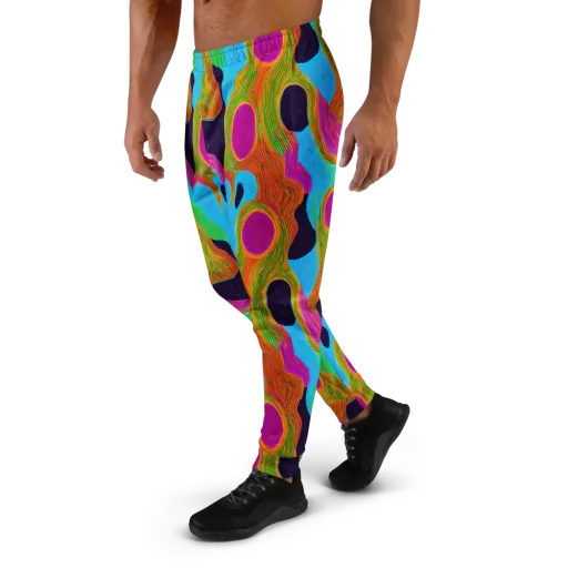 Galactic Harmony on a Men's Joggers