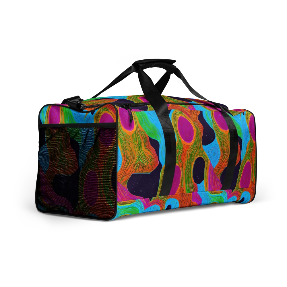 Galactic Harmony on Duffle Bag — Right Front