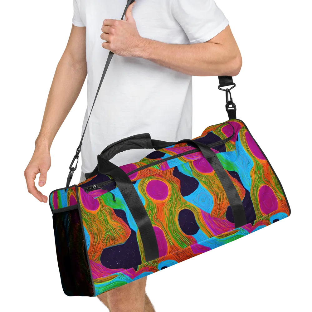 Galactic Harmony on Duffle Bag — Right Front