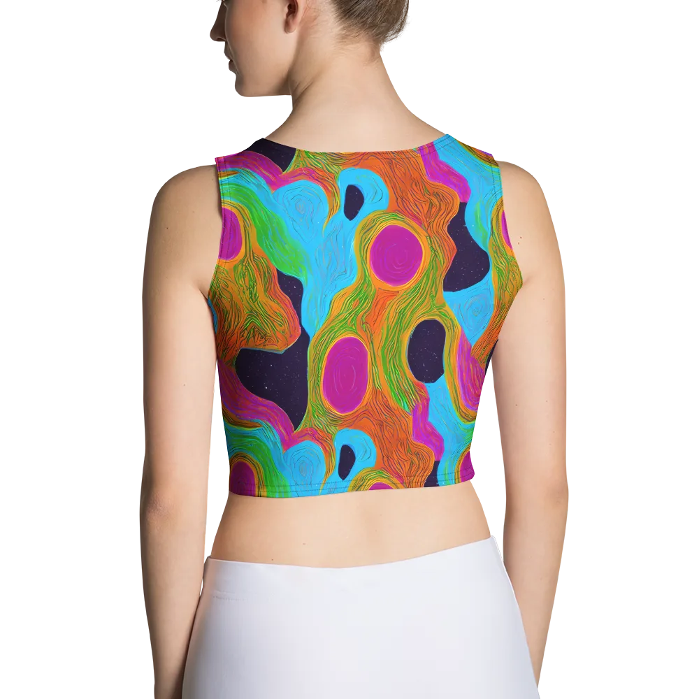 Galactic Harmony on Crop Top — Back