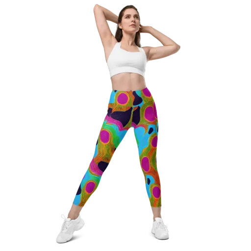 Galactic Harmony on a Leggings with Pockets