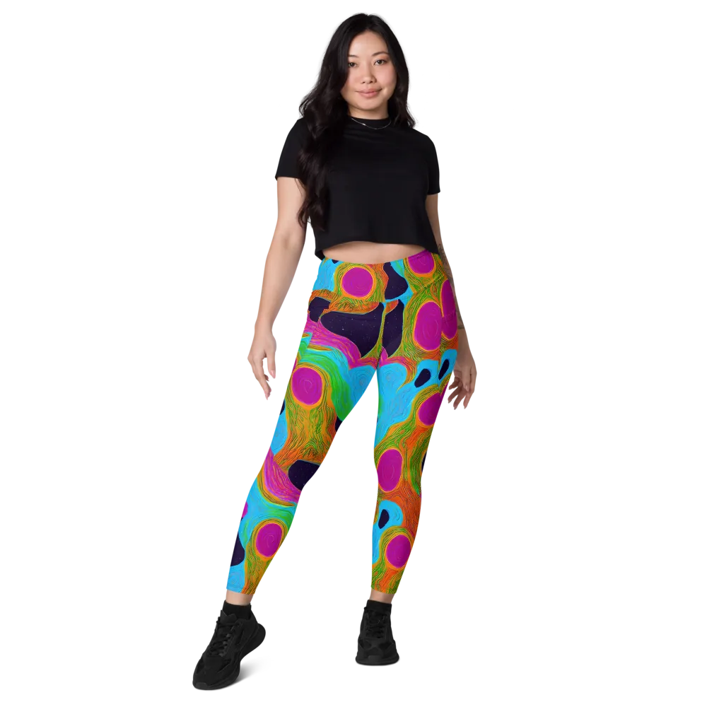 Galactic Harmony on Leggings with Pockets — Front