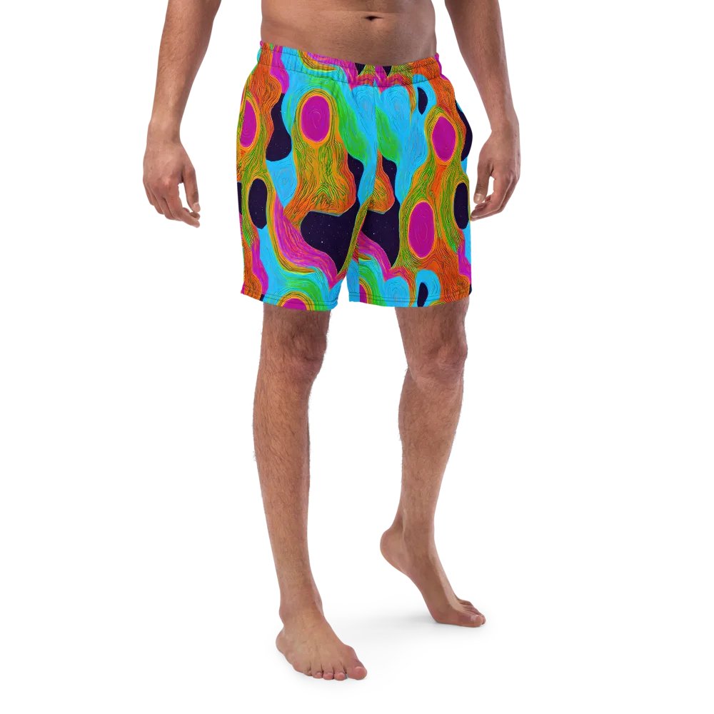 Galactic Harmony on Swim Trunks — Front