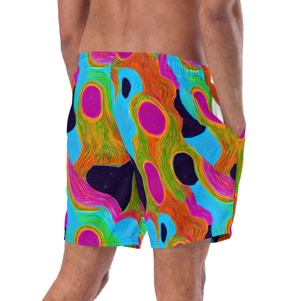 Galactic Harmony on Swim Trunks — Right Back
