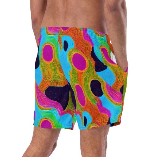 Galactic Harmony on a Swim Trunks