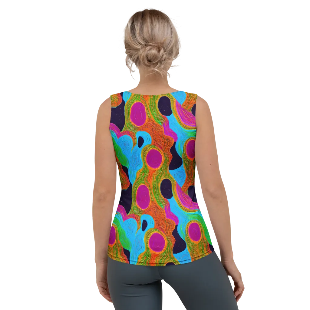 Galactic Harmony on Women's Tank Top — Back