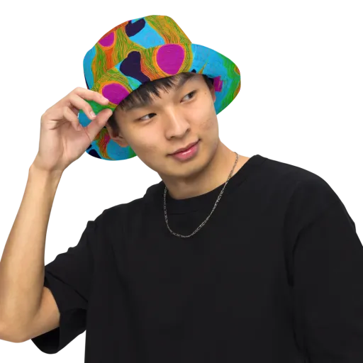 Galactic Harmony on a Reversible Bucket Hat