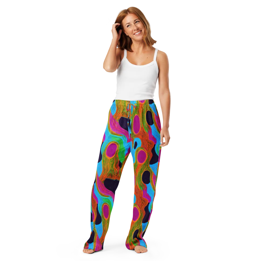 Galactic Harmony on Women's Pajama Pants — Front