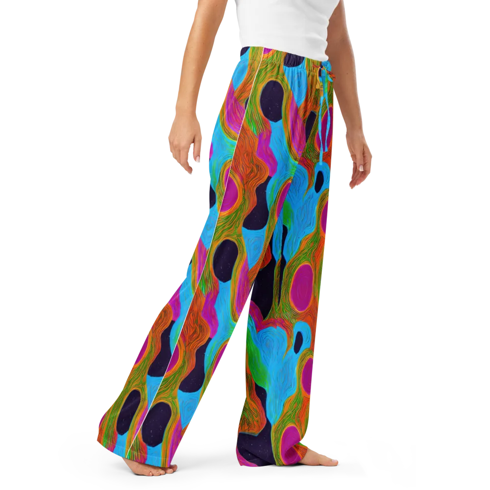 Galactic Harmony on Women's Pajama Pants — Right Front