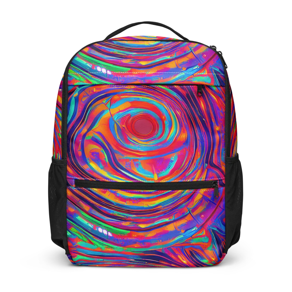Quantum Spiral on Utility Backpack — Front