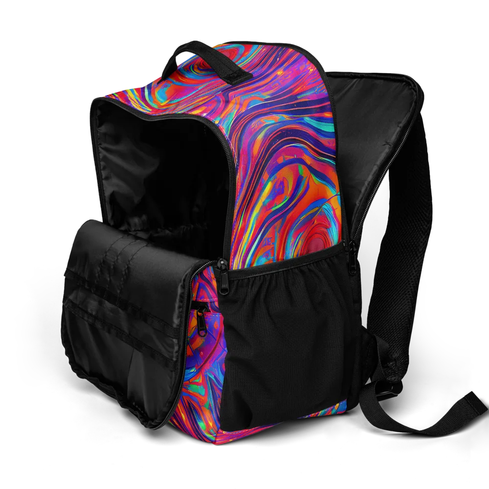 Quantum Spiral on Utility Backpack — Product details 2