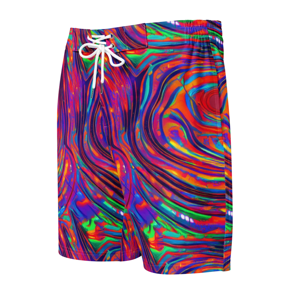 Quantum Spiral on Men's Board Shorts — Front