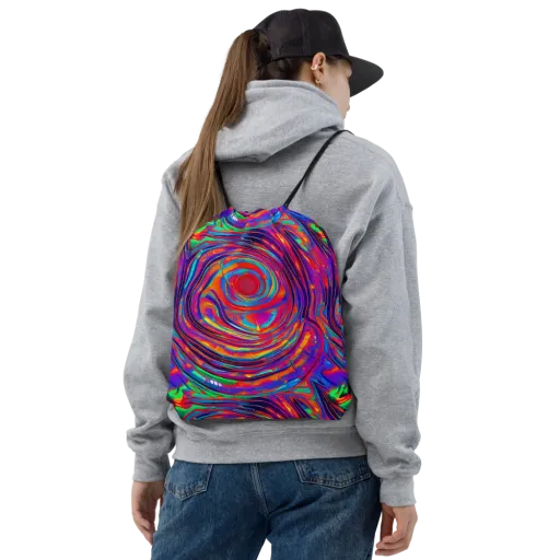 Quantum Spiral on a Drawstring Bag