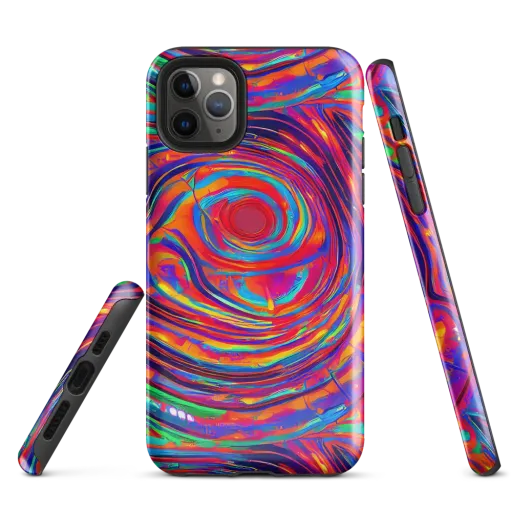 Quantum Spiral on a Tough Case for iPhone®