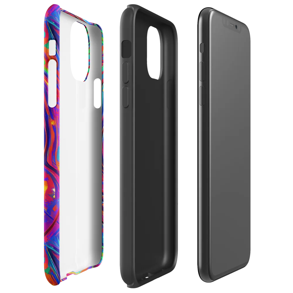 Quantum Spiral on Tough Case for iPhone® — Right