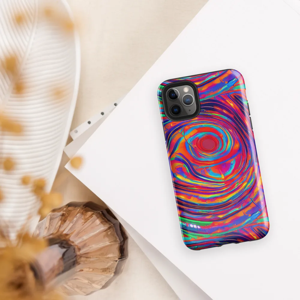 Quantum Spiral on Tough Case for iPhone® — Front