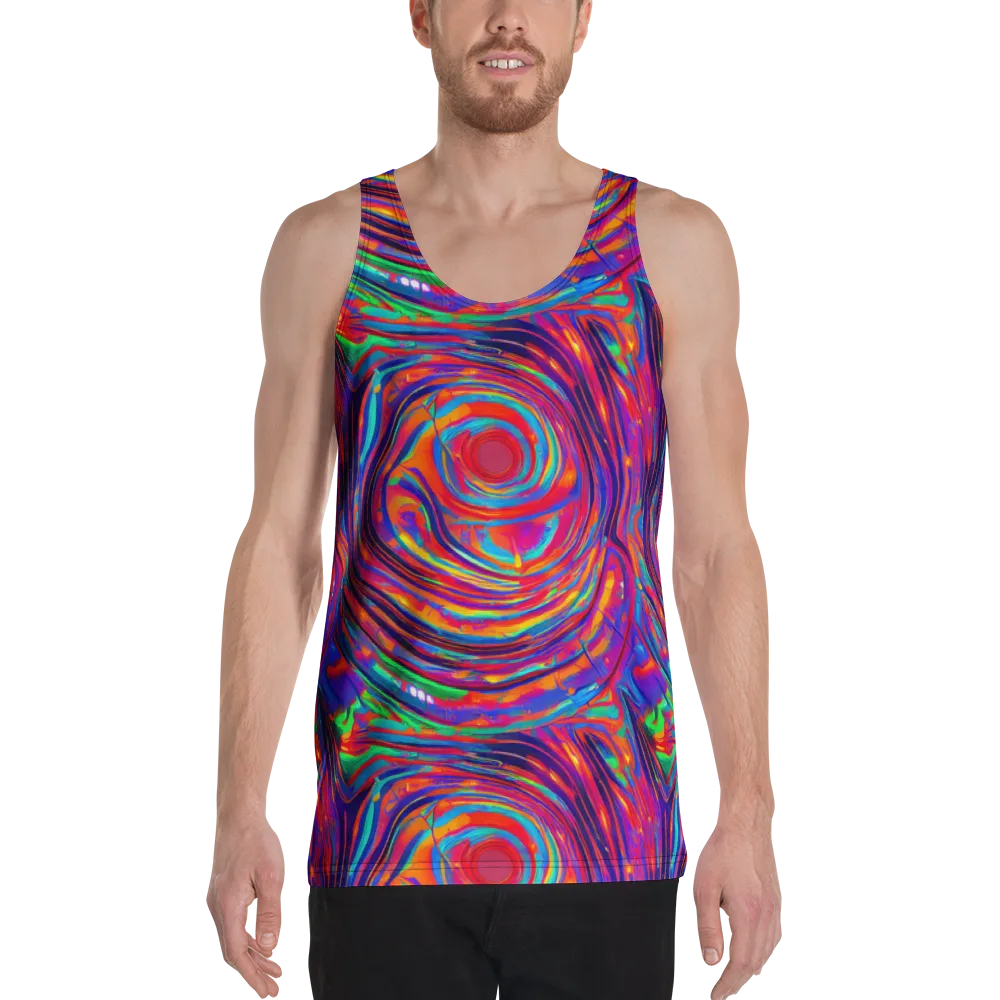 Quantum Spiral on Men's Tank Top — Front