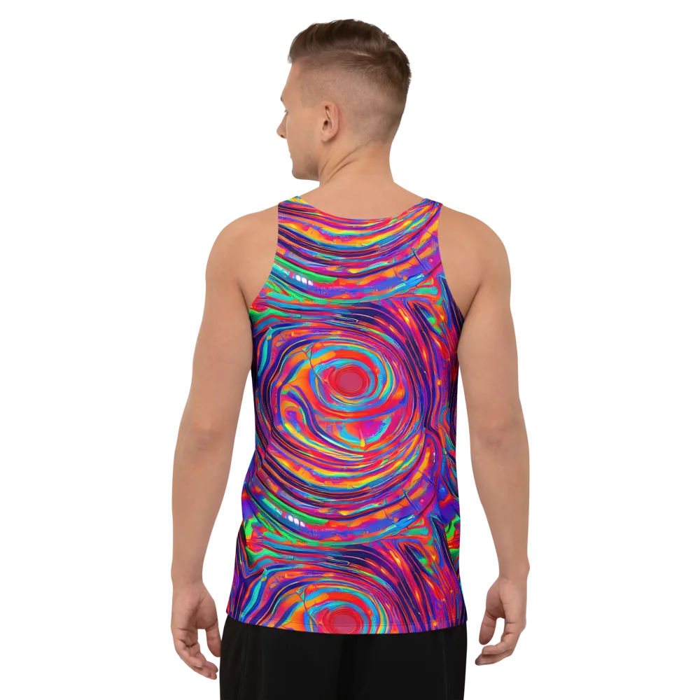Quantum Spiral on Men's Tank Top — Back