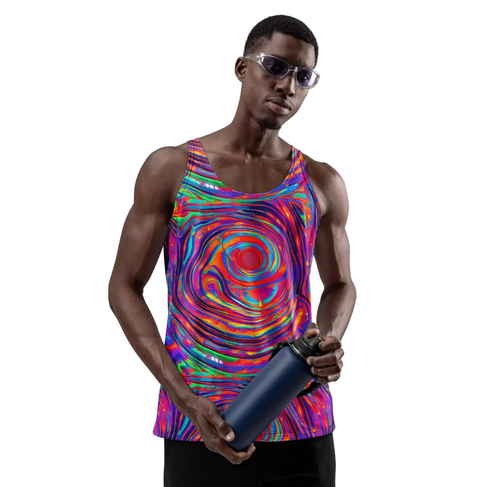 Quantum Spiral on Men's Tank Top — Front
